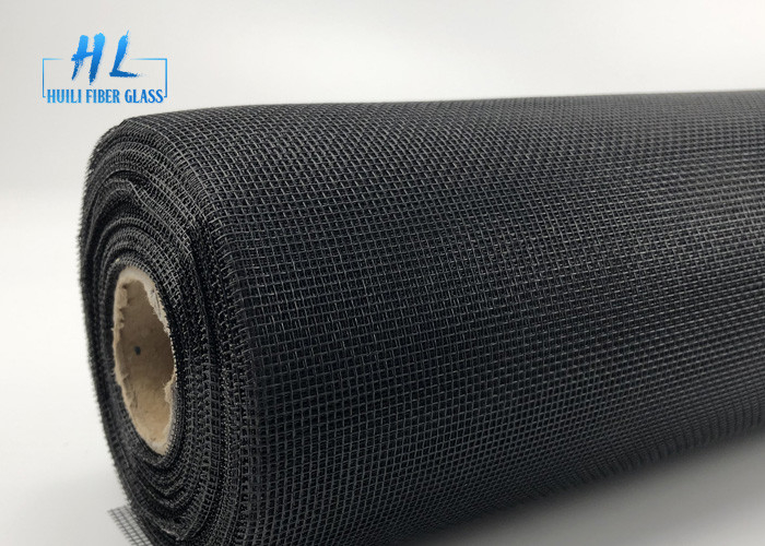 Fire Resistant Fiberglass Fly Screen dalam White Plain Weave 3,0m Lebar Mudah dipasang Hook Design