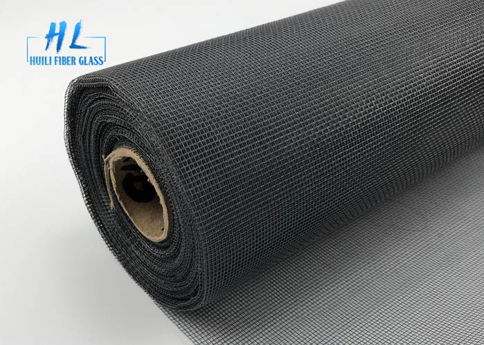17 * 14 110g per m2 Layar Serangga Fiberglass Hitam Untuk Windows dan Ventilasi
