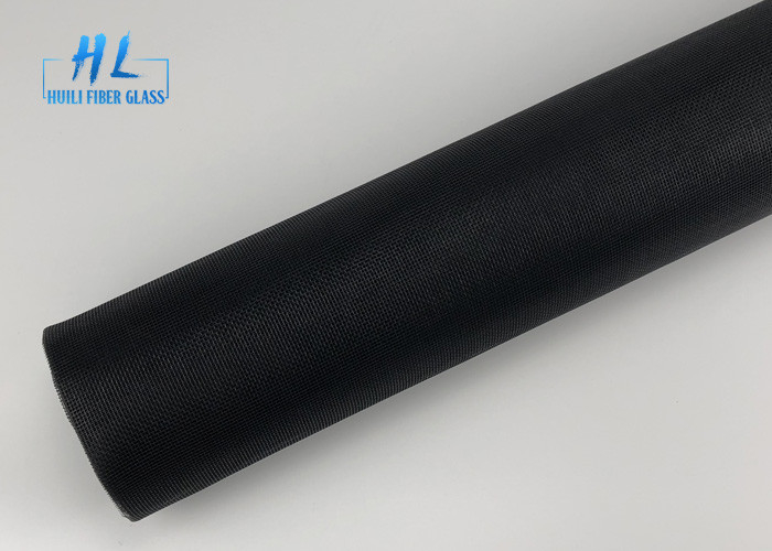 Anti Fire Square Fiberglass Mosquito Mesh 33 Tex Yarn Hitam Putih Gray Mesh Rolls