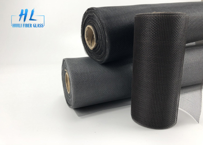 1.2m Lebar 18 * 16 Mesh 100g Abu-abu Fiberglass Mosquito Mesh Untuk Jendela Layar