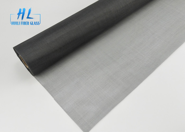 Layar serangga Fiberglass tahan api 20x20 Mesh Warna Abu-abu