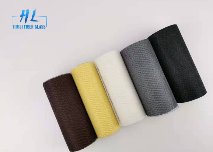 PVC Coated Api warna Hitam Fiberglass Mosquito Mesh Untuk Mencegah