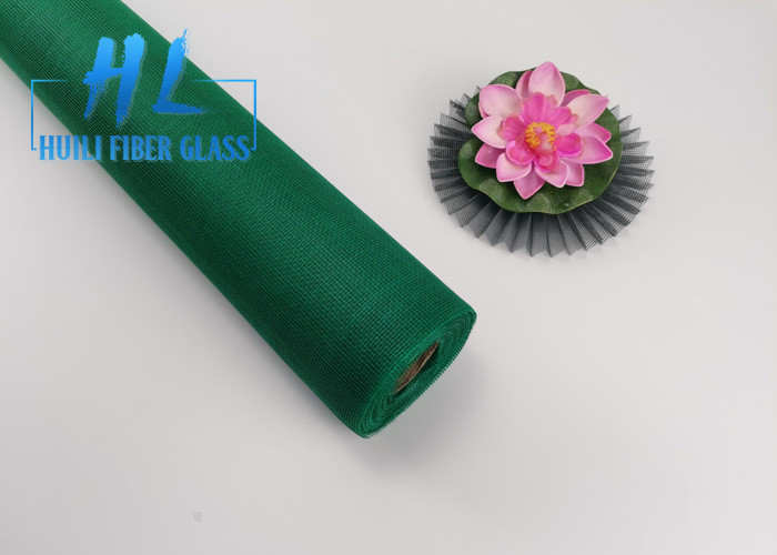 Warna Hijau Tenunan Polos Kelambu Fiberglass Menentang Lalat 1m - Lebar 3m