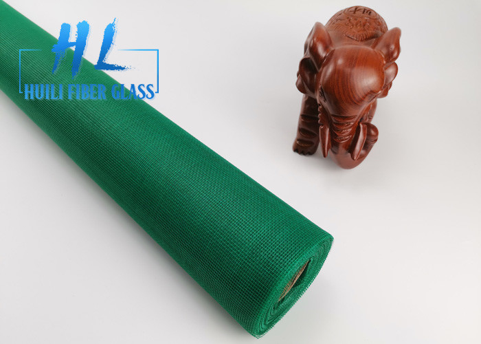 E Glass 0,28mm Wire Dia Fiberglass Window Screen Mosquito dan Serangga Proof Roll 20-300m Panjang