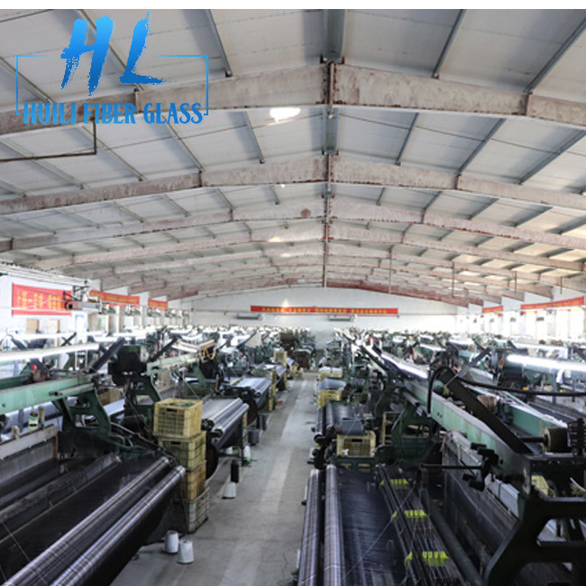 Hitam 18 * 14 0.33mm Arang Fiberglass Serangga Mesh Untuk Kolam Renang Dan Teras
