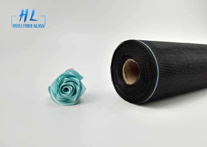 17 * 14 Mesh 110G Warna Hitam Layar Jendela Baik Dengan PVC Dilapisi