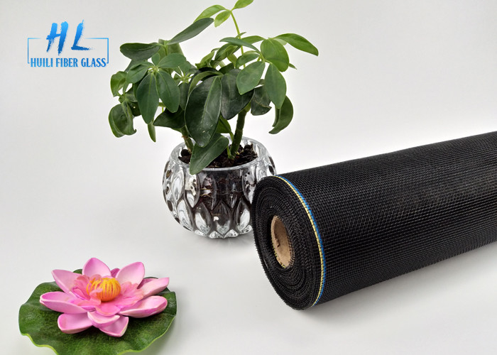 17 * 14 Mesh 110G Warna Hitam Layar Jendela Baik Dengan PVC Dilapisi