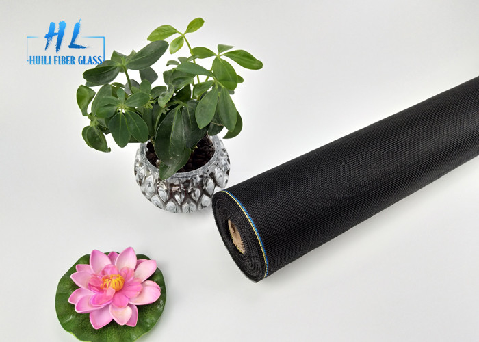17 * 14 Mesh 110G Warna Hitam Layar Jendela Baik Dengan PVC Dilapisi