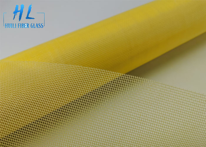 Warna Kuning 18*16 120g Serat Kaca Insect Screen Untuk Pintu & Jendela