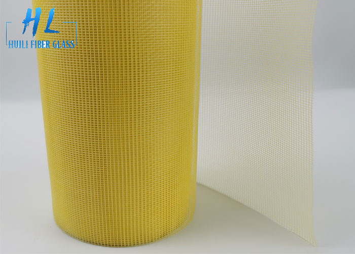 Warna Kuning 18*16 120g Serat Kaca Insect Screen Untuk Pintu & Jendela