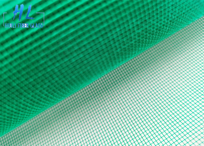 Hijau Berwarna 17 * 15 / Inch Mesh Fiberglass Nyamuk Jendela Kelambu