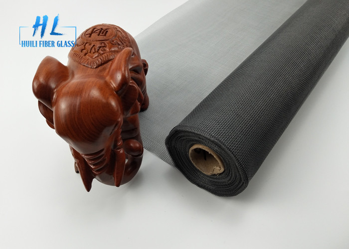 Layar Jendela Fiberglass Tahan Panas Anti Lalat Dengan Warna Abu-abu