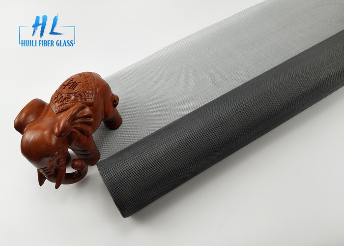 Layar Jendela Fiberglass Tahan Panas Anti Lalat Dengan Warna Abu-abu