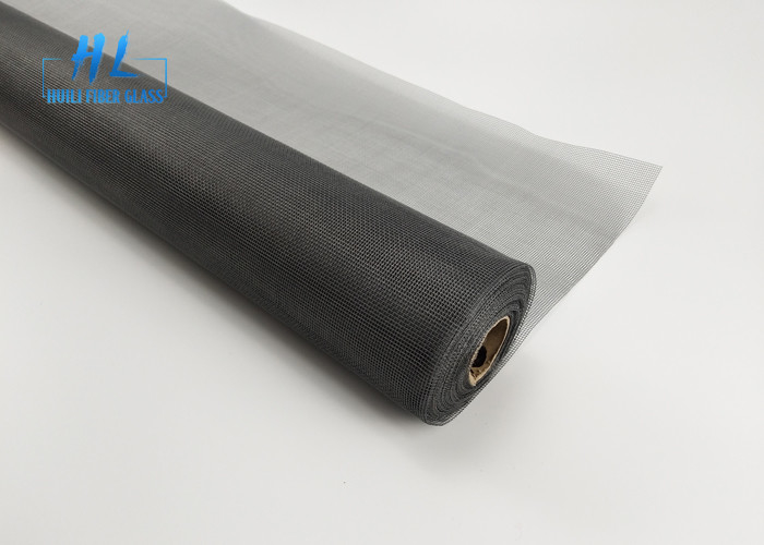 Layar Jendela Fiberglass Tahan Panas Anti Lalat Dengan Warna Abu-abu
