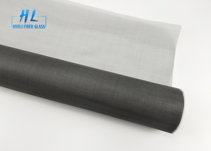 Layar Jendela Fiberglass Tahan Panas Anti Lalat Dengan Warna Abu-abu