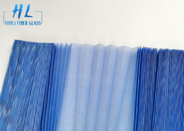 Waterproof Plissse Insect Screen tahan UV Jendela/Pintu Disesuaikan Jaring dalam 1.4-3.0m