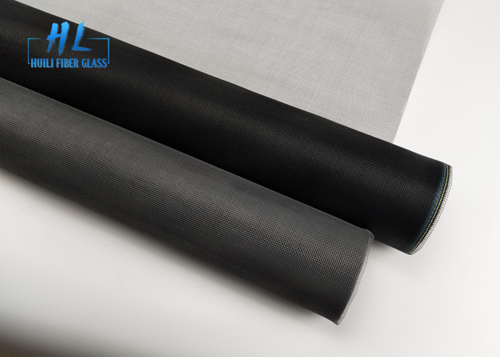 18*16 Plain Weave Fiberglass Mesh Screen Roll - Standar Hitam/Grey - Hook Close - Pilihan warna