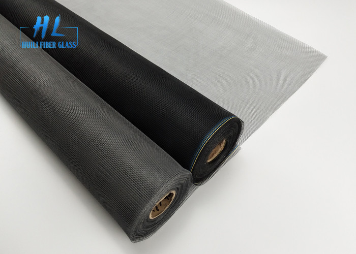 UV Resistant Plain Weave Fiberglass Fly Screen dalam Custom Lengths dan 1.5m Hook Close Way