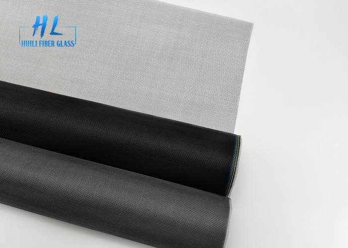 Standar Warna Serat Kaca Fly Screen Serat Kaca Mosquito Mesh dengan 0.011 Inch 18 * 16 Mesh