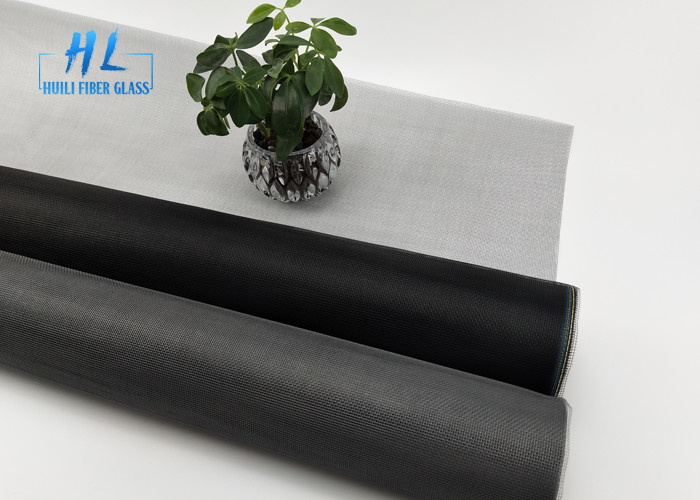 Warna Hitam 20 * 20 Ukuran Jala 130G Dipasang Layar Terbang Untuk Pintu