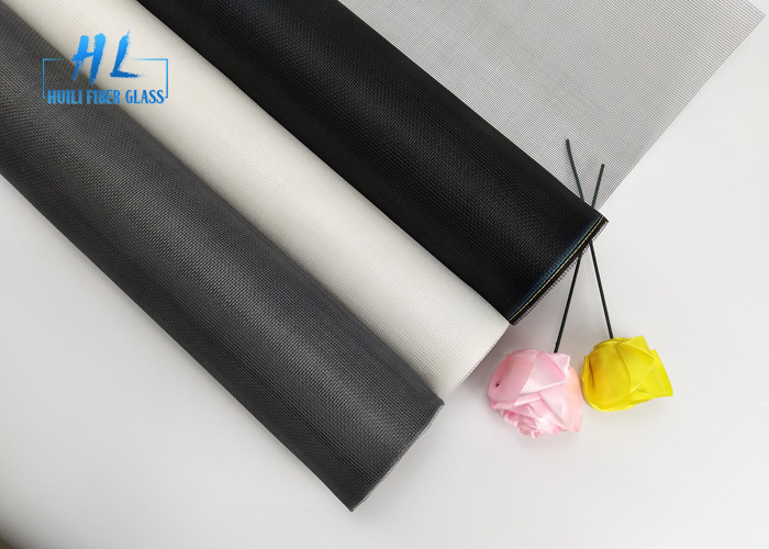 Nyamuk Nyamuk Fiberglass Tahan Api, Jaring Fiberglass Warna Putih Anti Terbang