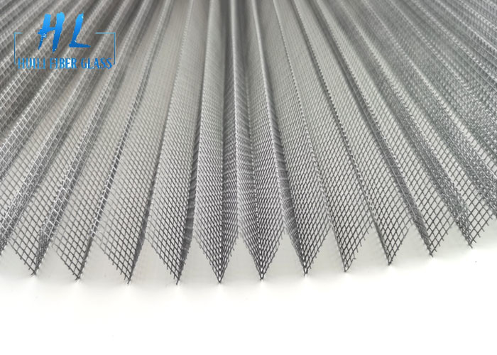 16 X 16 Mesh Plisse Insect Screen untuk jendela dan pintu yang disesuaikan