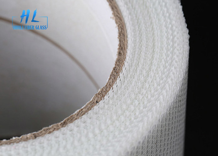 9 * 9 8 * 8 Putih Pita Fiberglass Mesh Perekat Diri Untuk Menutupi Sambungan Drywall