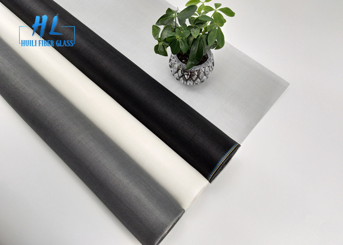 Fiberglass Fly Screen tahan UV dalam hitam abu-abu putih 3,0m Fiberglass Mesh Screen Roll