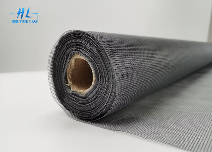Fiberglass Mosquito Mesh 20*20 Square Hole Portable Roll 33 Tex Yarn untuk pencegahan kebakaran