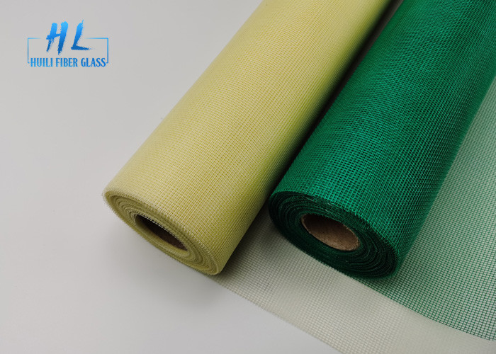 tahan api Serat kaca Fly Screen Hook Penutupan Plain Weave Mesh 18 * 16 Waterproof Dustproof Hitam / Abu-abu 1,2m