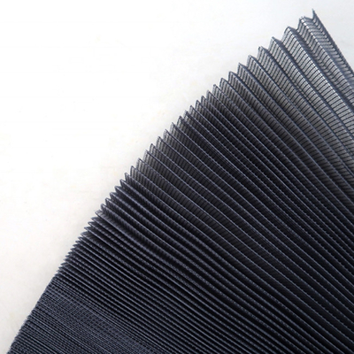 Plissed 0.35mm Ketebalan Plissse Insect Screen Untuk Jendela Dan Pintu