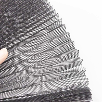 Ketahanan Tinggi Lembar Serangga Plisse Tahan Api Tinggi 14mm Pleated tahan air mata tahan abrasi