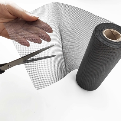 0.25mm Serat kaca Mosquito Mesh Untuk Lebar Besar 0.6m-3.0m
