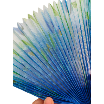 Nyaman 30m Tinggi Plisse Pleated Fly Screen Pemasangan DIY