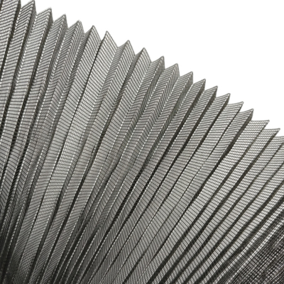 18 X 16 Mesh Pleated Insect Screen tahan api tahan lama
