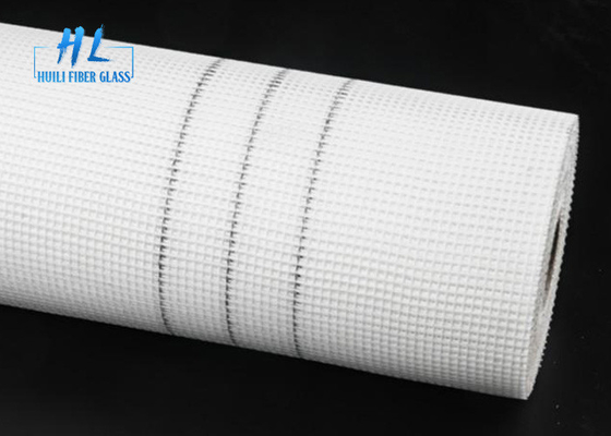 Bahan dinding Fiberglass Mesh Setiap panjang roll 50m-200m Layanan pemotongan khusus