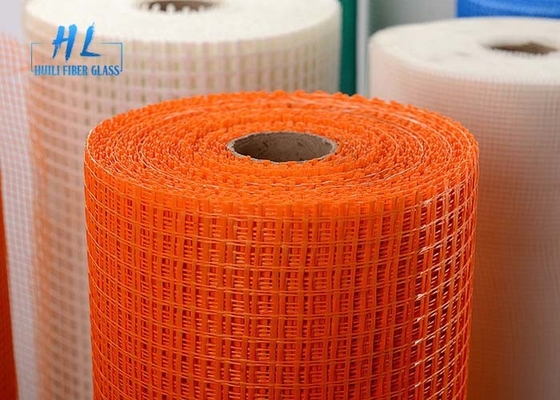 Water Resistance Fiberglass Mesh 4*4mm Aperture untuk Konstruksi Dinding Kuat