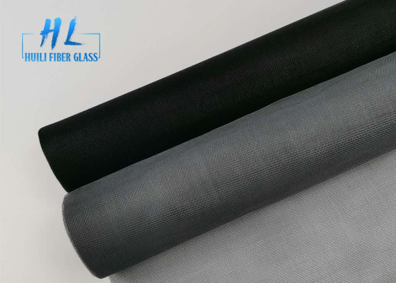 Hitam Abu-abu Warna 30m Per gulung Jaring kawat fiberglass Untuk Windows