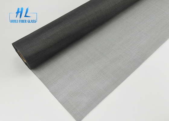 Layar serangga Fiberglass tahan api 20x20 Mesh Warna Abu-abu