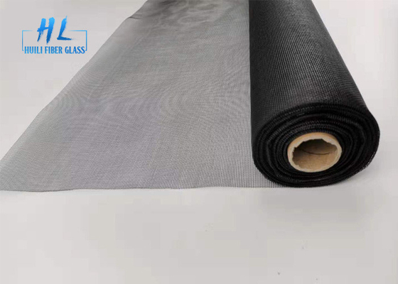 Fire Resistant Fiberglass Fly Screen dalam White Plain Weave 3,0m Lebar Mudah dipasang Hook Design