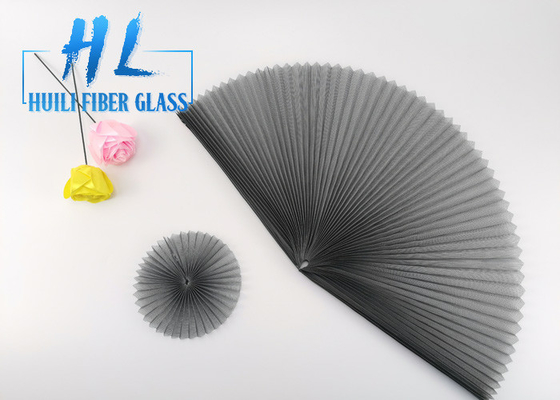 Polyester PP Lipit Mesh Lipat Kelambu Jendela Untuk Jendela Geser