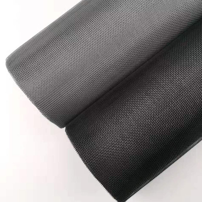 Hitam 18 * 14 0.33mm Arang Fiberglass Serangga Mesh Untuk Kolam Renang Dan Teras