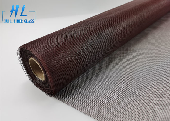 Brown 18 * 16 Layar Serangga Fiberglass Untuk Perlindungan Produk Serangga