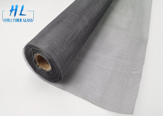 Abu-abu 17 * 15 110g Layar Fiberglass Roll Anti - Nyamuk Polos Menenun